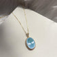 Swan cameo necklace