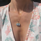 Bird cameo necklace