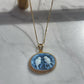 Bird cameo necklace