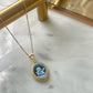 Angel cameo necklace