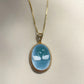 Swan cameo necklace