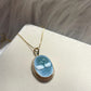 Swan cameo necklace