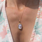 LADY & VINTAGE HAT CAMEO NECKLACE -RED-