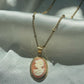 Petit cameo necklace, handmade jewelry, fall wedding, bridesmaids gift, custom jewelry for bride, unique wedding gift, memorable gift, mom