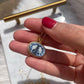 Bird cameo necklace, 18k gold, silver sterling, made in Italy, gift for her, blue bird, cameo necklace, blue cameo necklace, bird lover, mom