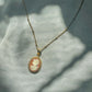 Petit cameo necklace, handmade jewelry, fall wedding, bridesmaids gift, custom jewelry for bride, unique wedding gift, memorable gift, mom