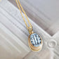 The Three Graces Blue cameo necklace, made in Italy, gift for her, agate genuine Italian cameo, cameo set, cameo necklace, friendship neckla