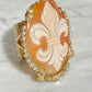 Noble Grace Cameo Ring | Milano Jewelry Week 2025 | vintage ring, handmade ring, giglio, unique handmade gift, 18K gold, made in Italy, mom