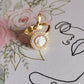18K gold cameo ring, leaf & rose ring, wrap ring, golden silver sterling, minimalist, stackable ring set, bridal jewelry, gifts under 100