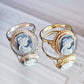 Blue cameo ring, adjustable band, silver sterling 925, gift for her, made in Italy, genuine Italian, cameo victorian style, agate cameo ring