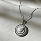 Cameo silver Necklace, handmade jewelry, rose cameo, unique wedding and anniversary gift, made in Italy, rose pendant, cameo jewelry, mom