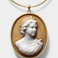 Queen Elizabeth cameo necklace, fall wedding jewelry, bridal necklace, wedding gift, genuine Italian cameo, vitage necklace, made in Italy