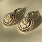 Silver Cameo earrings, drop earrings, glam earrings, wedding, anniversary gift, made in Italy, custom gift for her, bridal jewellery, cameo