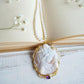 Genuine cameo jewelry necklace, sister gift, 18K gold necklace, personal gift for her, bridal wedding jewelry, unique, custom jewelry, mom