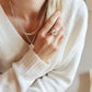 Cameo Ring, handmade gift, MADE IN ITALY, 18K gold ring, floral ring, wedding, minimalistic ring, unique bridal jewelry, waterproof ring