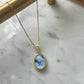 Mother & Child blue cameo necklace, 18k gold, silver sterling, made in Italy, gift for her, Virgin Mary, cameo necklace, jesus necklace, mom
