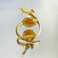 Leaf and Rose cameo ring, cameo ring, 18kt gold silver sterling, minimalist, stackable ring set, aesthetic, bridal jewelry, wrap ring, daint