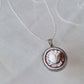 Cameo silver Necklace, handmade jewelry, rose cameo, unique wedding and anniversary gift, made in Italy, rose pendant, cameo jewelry, mom