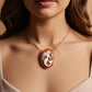 Mermaid cameo necklace, Victorian jewelry, bridal necklace, wedding gift, genuine Italian cameo, vitage necklace, 18K gold plated, nautical