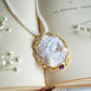 Genuine cameo jewelry necklace, sister gift, 18K gold necklace, personal gift for her, bridal wedding jewelry, unique, custom jewelry, mom
