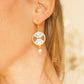 Floral Cameo earrings, drop earrings, glam earrings, made in Italy, custom gift for her, bridal jewellery, pearl earrings, flower jewelry
