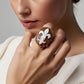 Fleur de Lis Cameo Ring