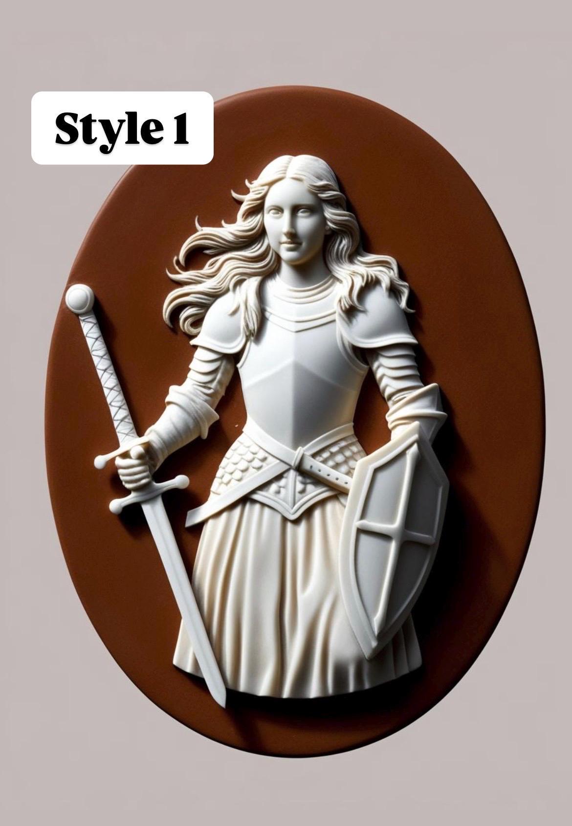 Joan of Arc Cameo Necklace