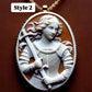 Joan of Arc Cameo Necklace