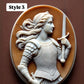 Joan of Arc Cameo Necklace