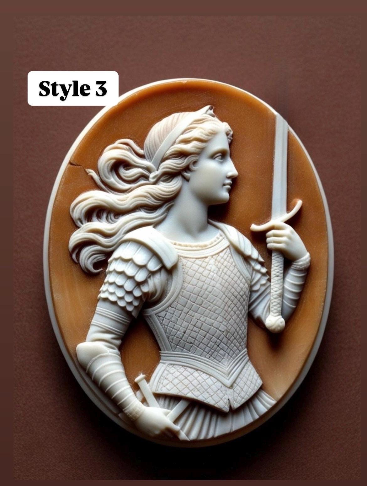 Joan of Arc Cameo Necklace