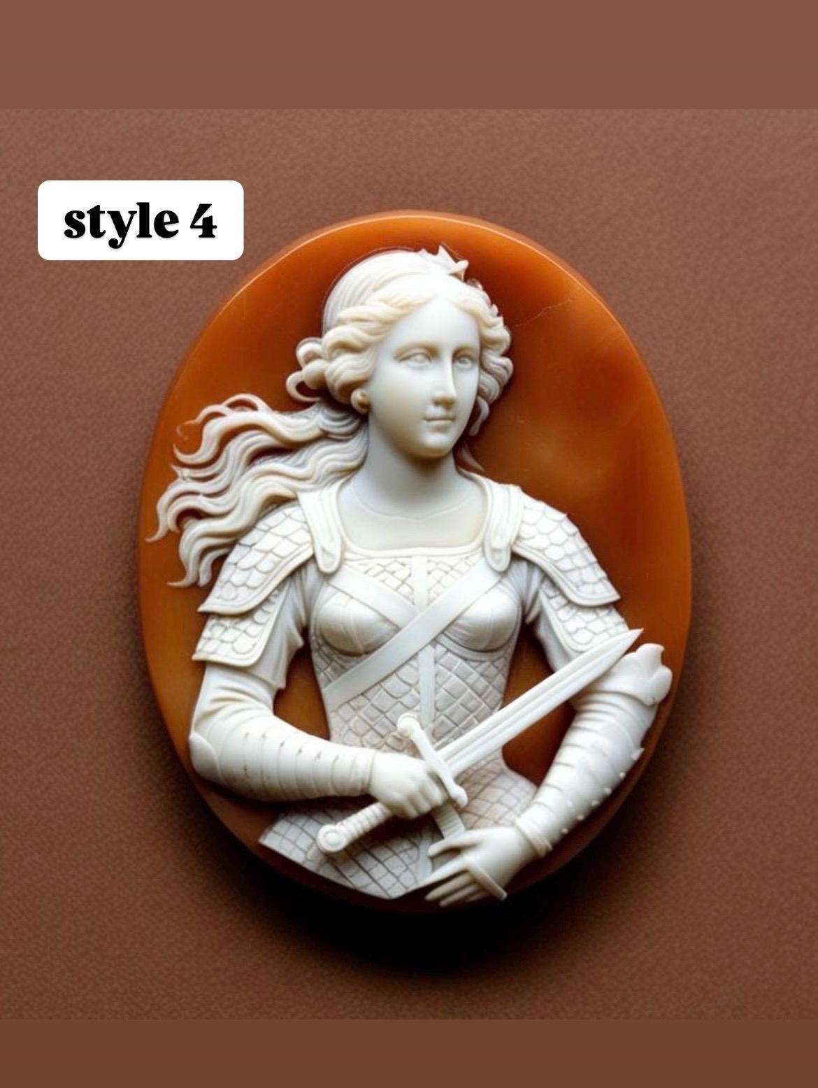 Joan of Arc Cameo Necklace