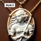 Joan of Arc Cameo Necklace
