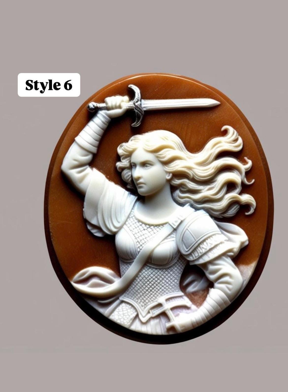 Joan of Arc Cameo Necklace