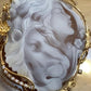 MTO Genuine cameo necklace, Lion necklace, made in Italy, silver sterling 925, personalised gift for her, bridal jewelry, animal lover, gift