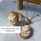 Rose Cameo set, 18K gold plated silver sterling necklace, cameo ring, made in Italy, bridal jewellery, unique wedding gift, made in Italy