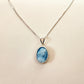 Blue cameo necklace, silver sterling 925, made in Italy, personalised gift for her, blu agate, victorian vintage, gifts under 100, fall gift