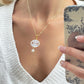 Floral cameo neacklace, freshwater pearls, personalised gift for her, bridal necklace, wedding, genuine Italian cameo, dainty necklace, mom