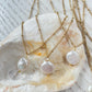 Dainty freshwater pearl necklace, pearl pendant, 18k gold necklace, waterproof golden necklace, hypoallergenic, made in Italy, sister gift