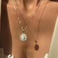 MAMMA necklace, Dainty cameo necklace, 18k gold necklace, waterproof golden necklace, made in Italy, free shipping, gift for mother, mom