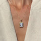 Square classic cameo necklace