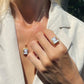 Square classic cameo necklace