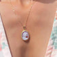 Charming cameo necklace, 18k gold, lady in vintage hat, mom, silver sterling 925, made in Italy, gift for her, hat lover, cameo necklace