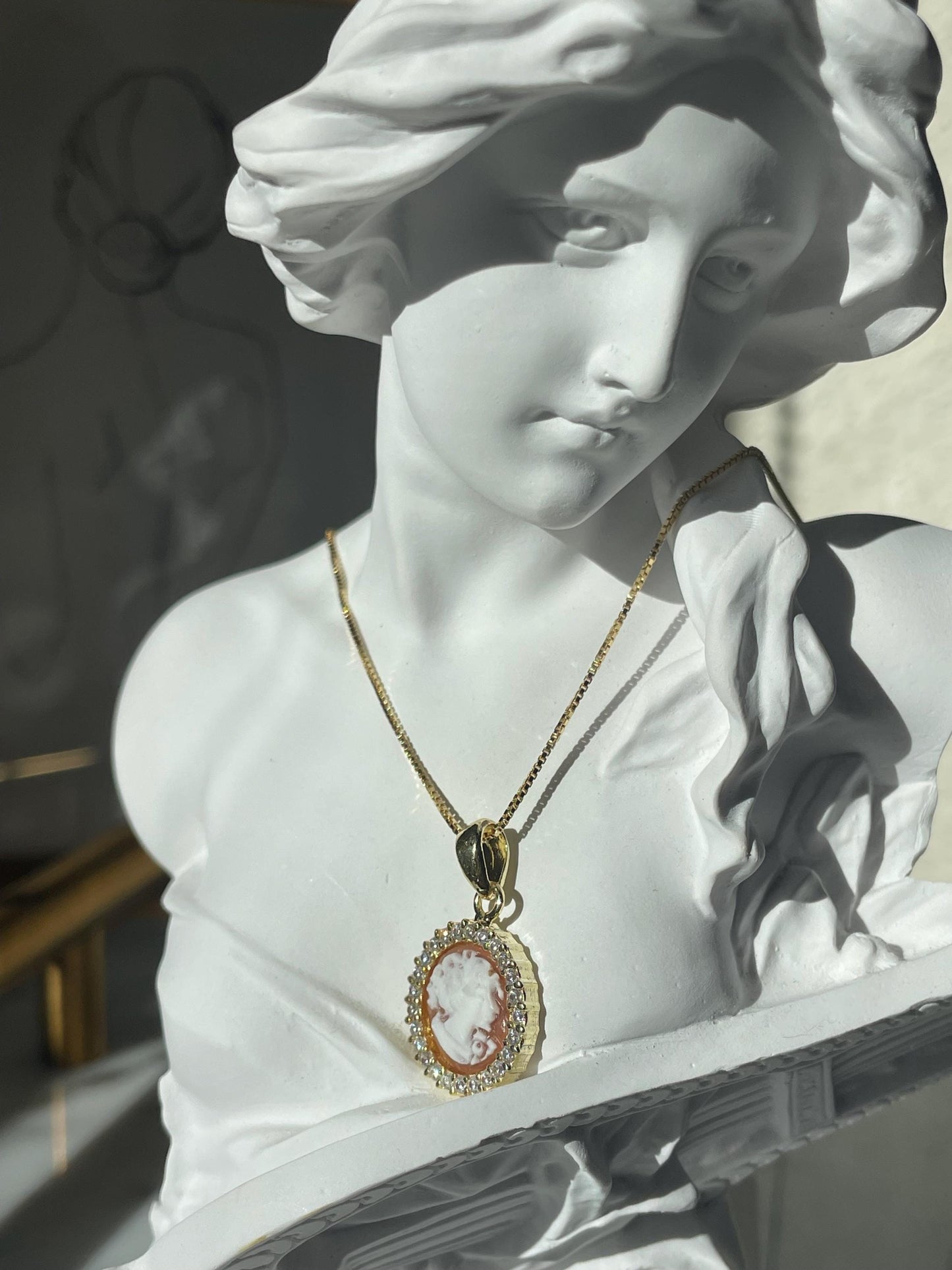 Handmade Cameo Necklace
