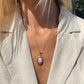 Rose cameo necklace - red agate