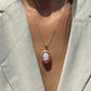 Rose cameo necklace - red agate