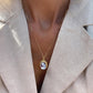 Lady cameo necklace, 18k gold, square cameo necklace, mom gift, silver sterling 925, made in Italy, antique cameo, rare vintage find, dainty