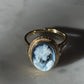 Mother & Child cameo ring, Blue cameo, adjustable ring, 18kt gold ring, gift for mom, ITALY, Jesus and Mary, baby Jesus ring, virgin Mary