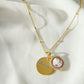MAMMA necklace, Dainty cameo necklace, 18k gold necklace, waterproof golden necklace, made in Italy, free shipping, gift for mother, mom