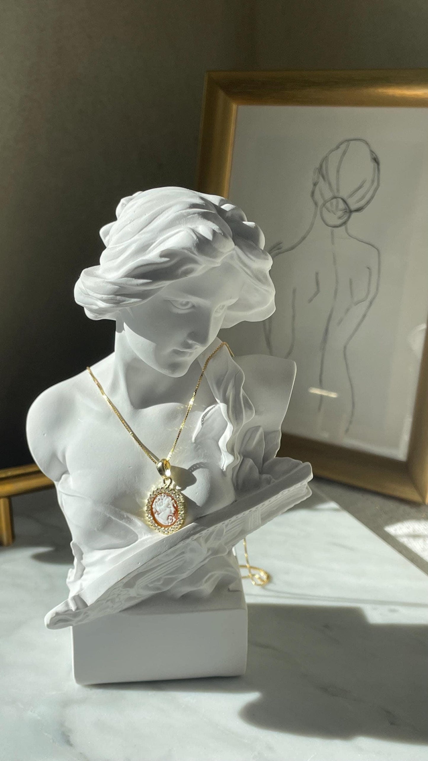 Handmade Cameo Necklace