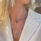 Fleur de Lis cameo necklace, red agate cameo, bridal necklace, vintage necklace, unique jewelry gift set, GIGLIO di Firenze, made in Italy,